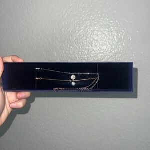 - Elegant Gold and Silver Bracelet Set